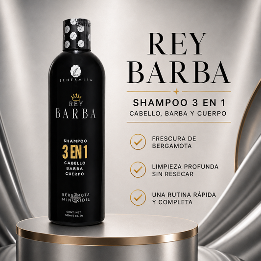 Rey barba shampoo caballero
