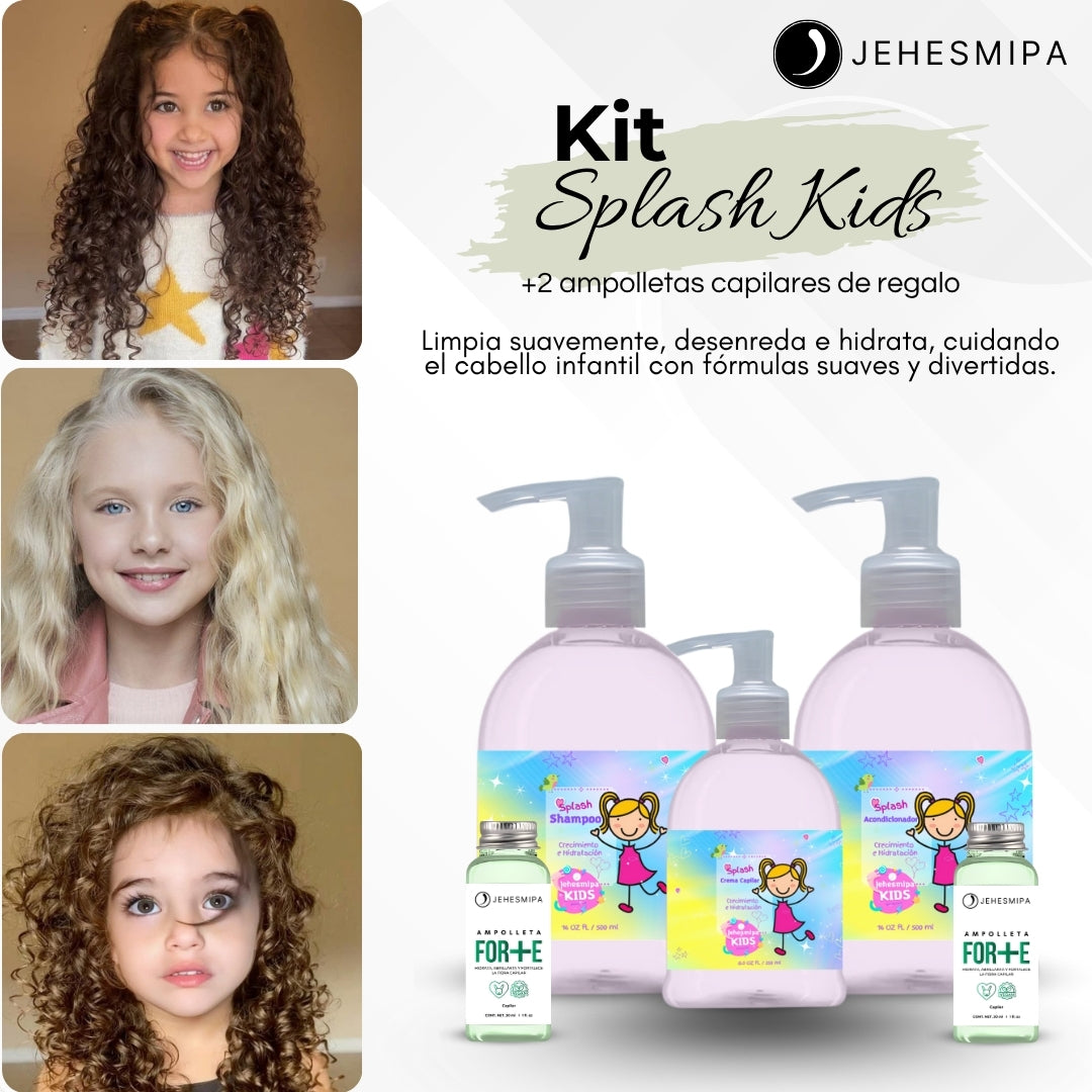 Kit Capilar para niña Splash Kids JEHESMIPA