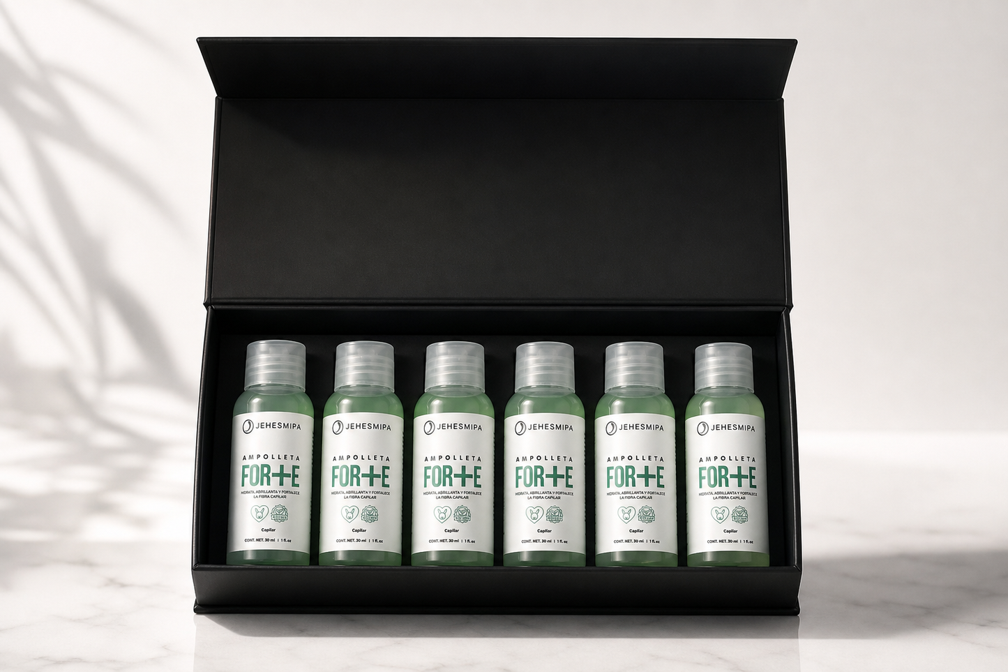Ampolletas Capilares FORTE 6X. JEHESMIPA – Tratamiento Intensivo Capilar (6 Meses)