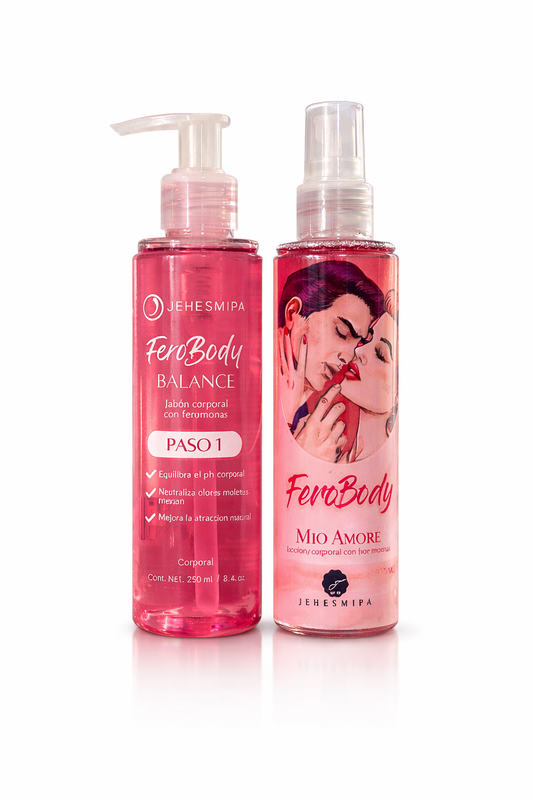 Duo Ferobody Girl Paso 1 y Perfume con Feromonas