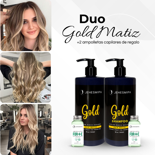 DUO GOLD MATIZ DE JEHESMIPA- Cabello rubio dorado
