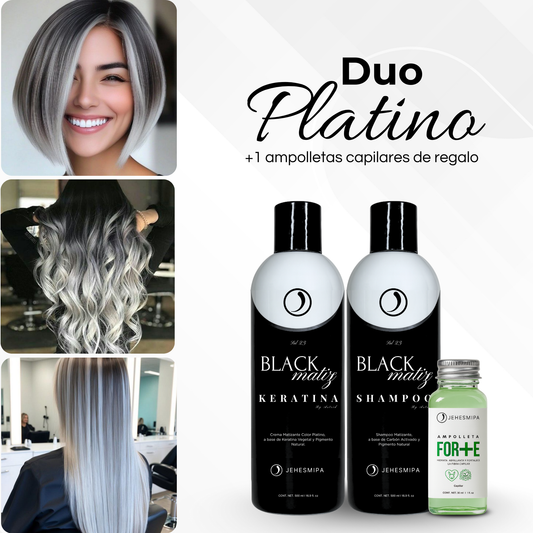 Matiz capilar- Duo Platinum- Platina tu cabello al instante.