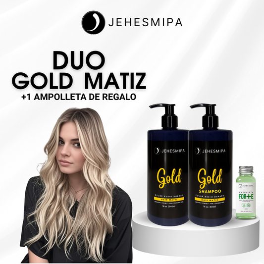 DUO GOLD MATIZ DE JEHESMIPA- Cabello rubio dorado